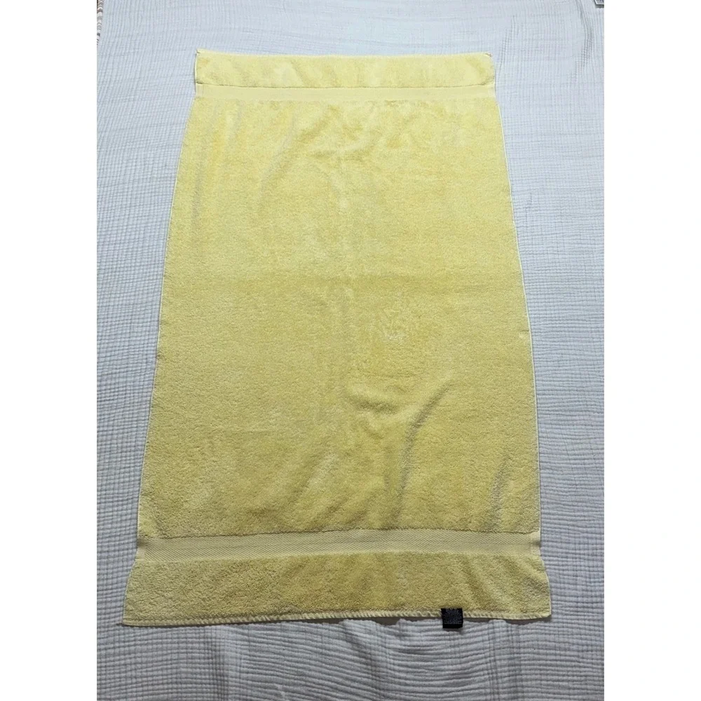 Vintage yellow Ralph Lauren Home Collection Bath Towel 48